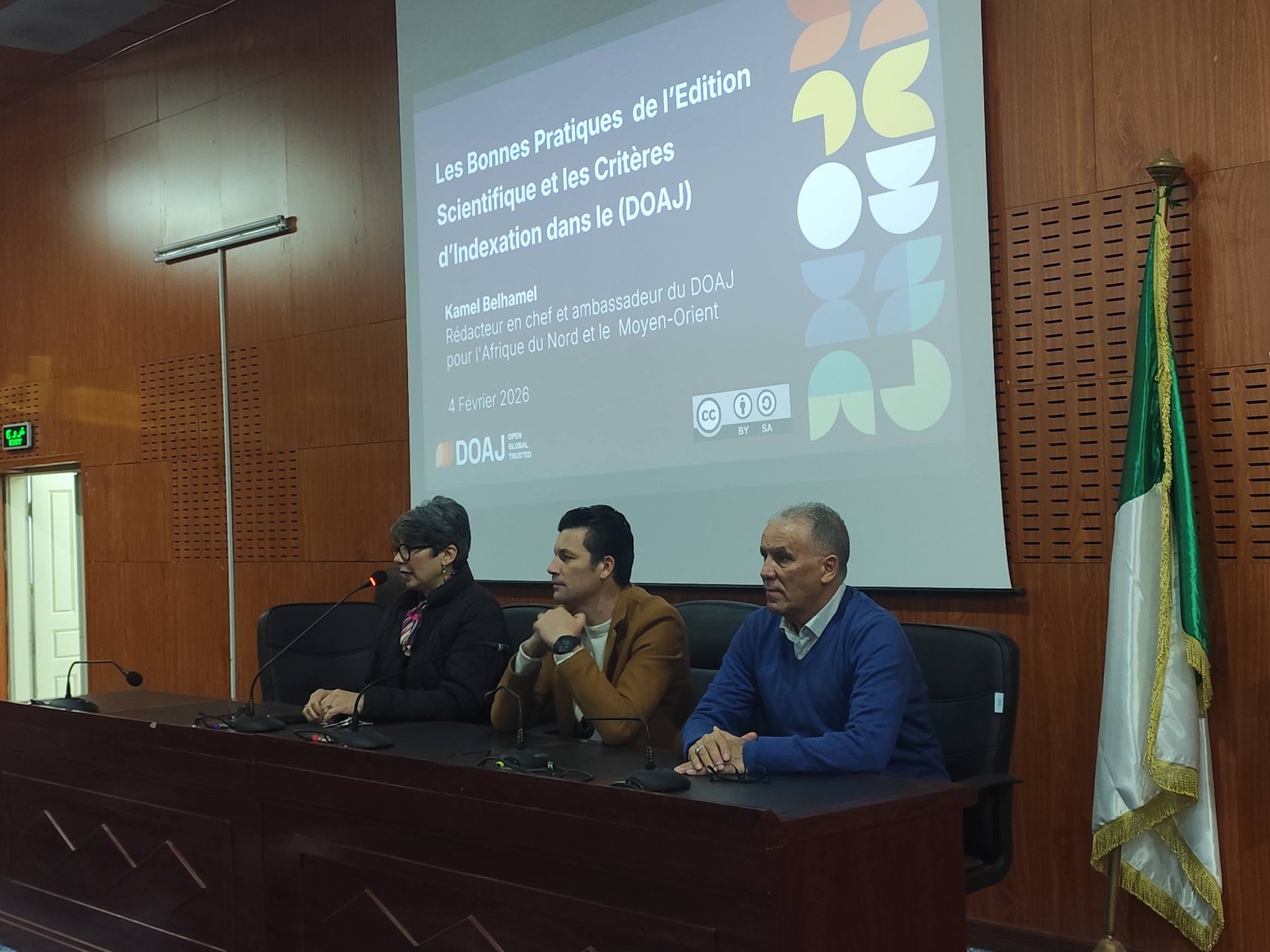 Retour en photos : Conférence DOAJ–Crossref à l’Université d’Oran 2